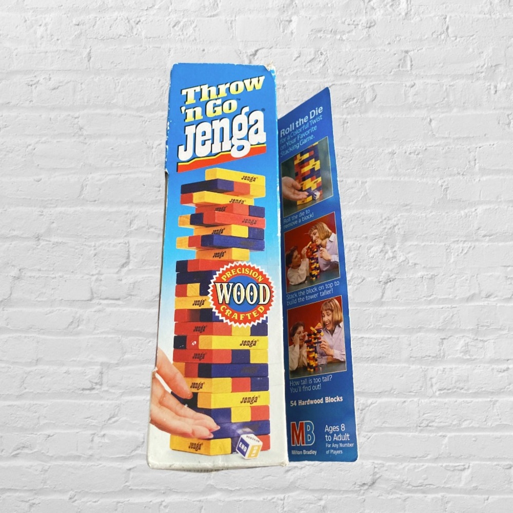 Jenga colored blocks game